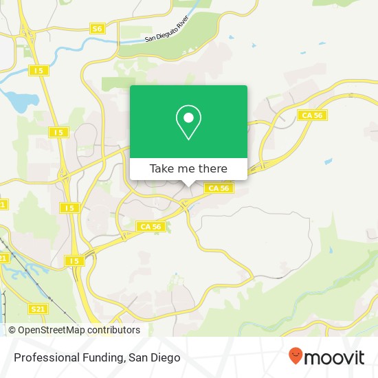 Professional Funding map