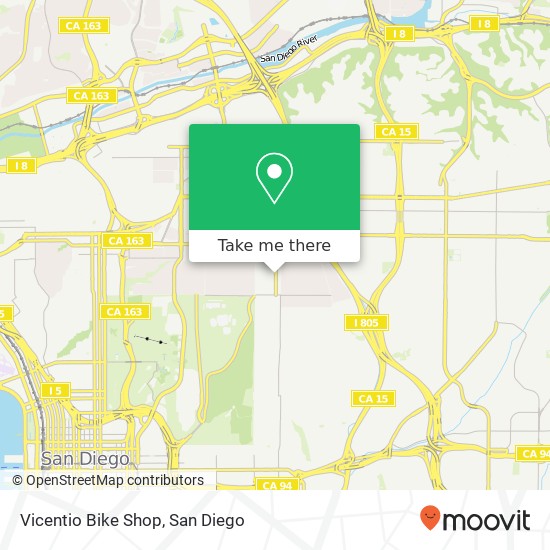 Vicentio Bike Shop map