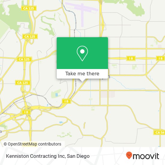Mapa de Kenniston Contracting Inc