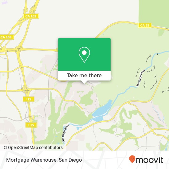 Mapa de Mortgage Warehouse