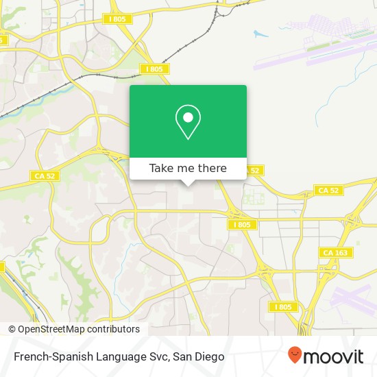 French-Spanish Language Svc map