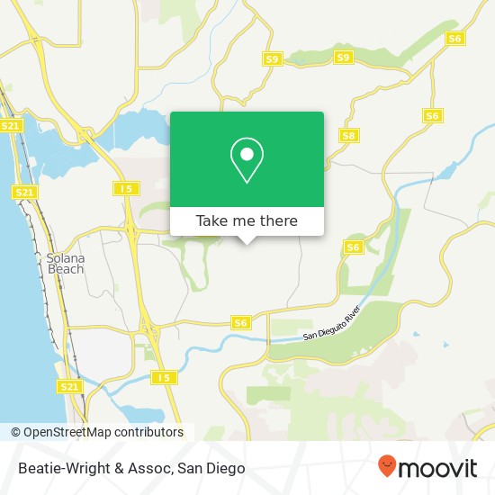 Beatie-Wright & Assoc map