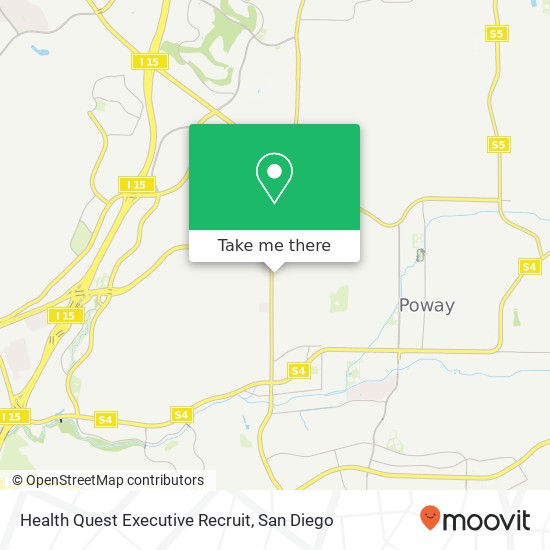 Mapa de Health Quest Executive Recruit