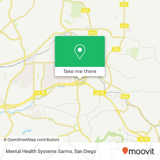 Mapa de Mental Health Systems Sarms