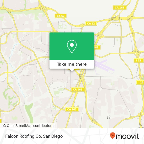 Falcon Roofing Co map