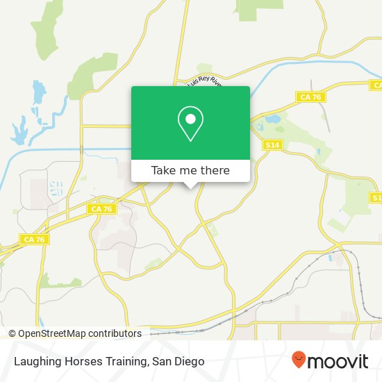 Laughing Horses Training map