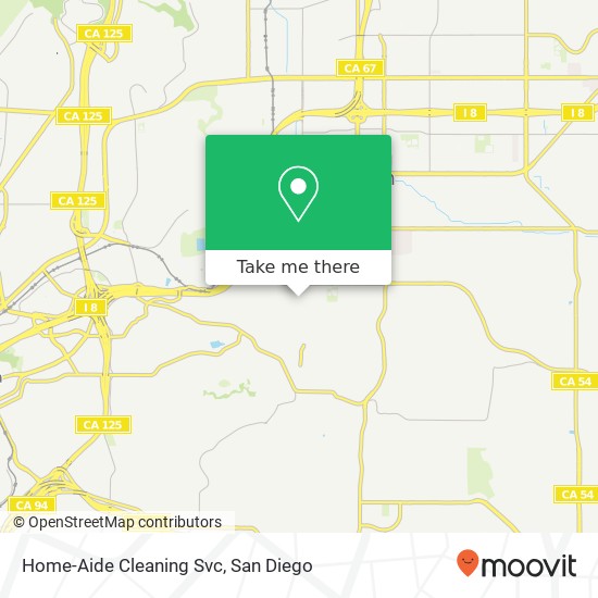 Home-Aide Cleaning Svc map