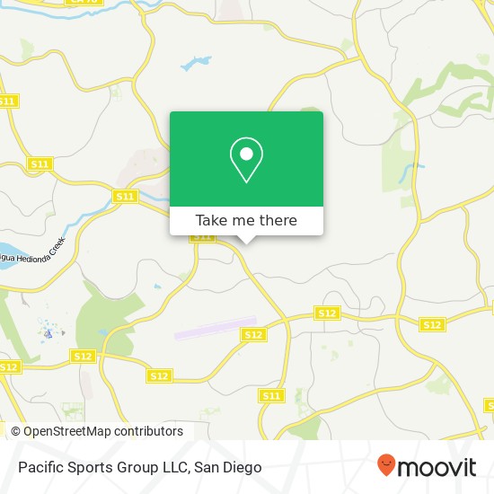 Mapa de Pacific Sports Group LLC