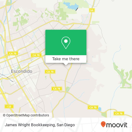 Mapa de James Wright Bookkeeping