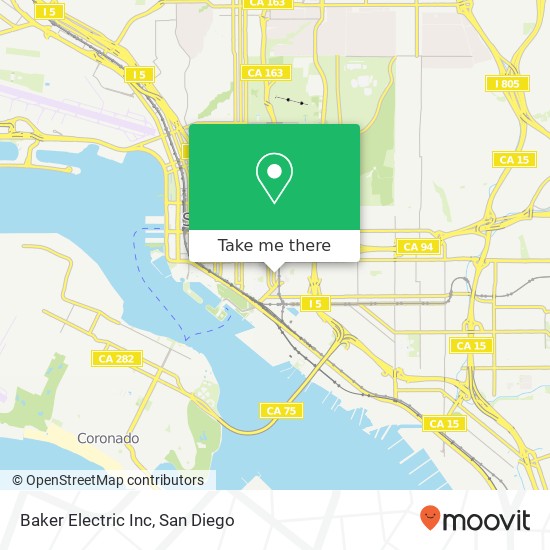 Mapa de Baker Electric Inc