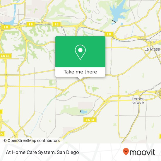 At Home Care System map