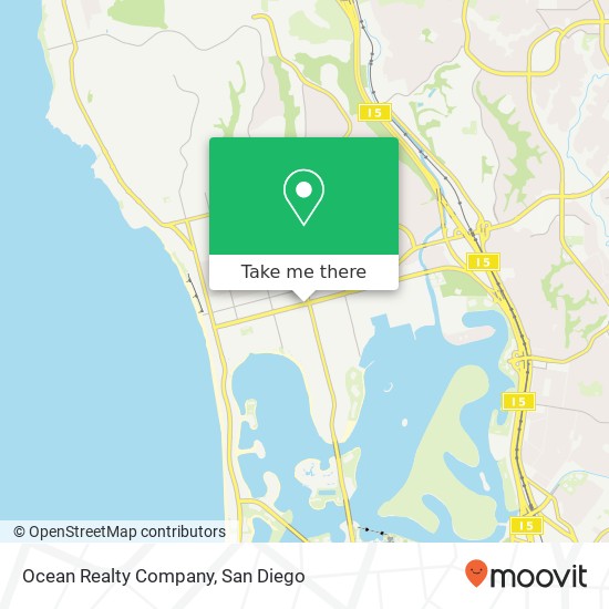Mapa de Ocean Realty Company
