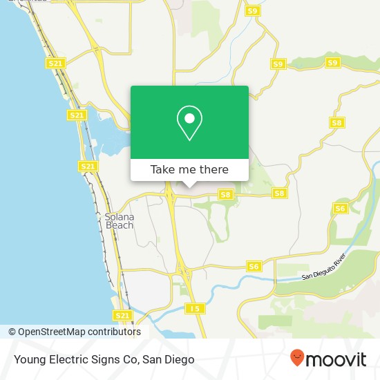 Mapa de Young Electric Signs Co