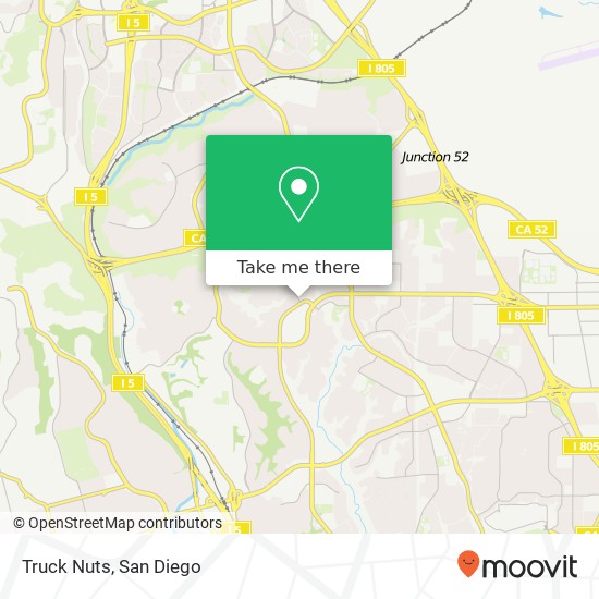 Mapa de Truck Nuts