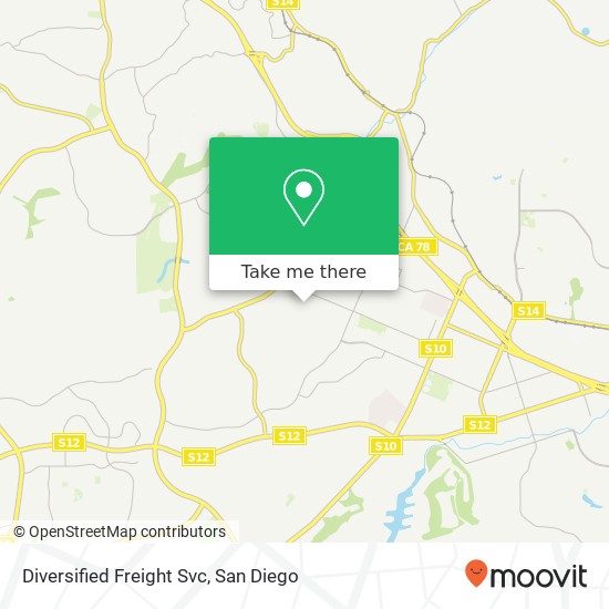 Diversified Freight Svc map