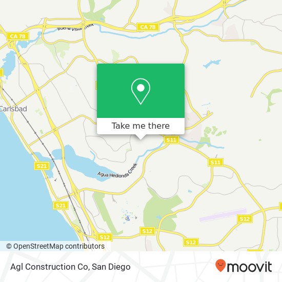 Agl Construction Co map