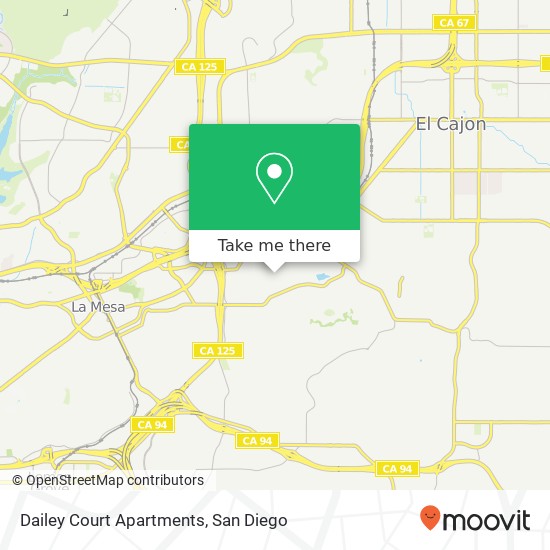 Mapa de Dailey Court Apartments