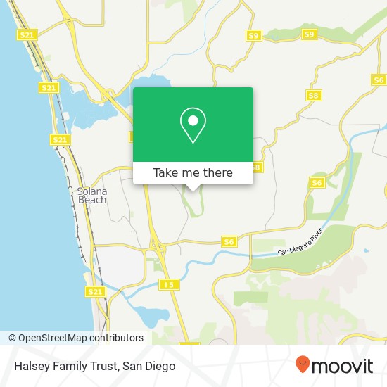 Halsey Family Trust map