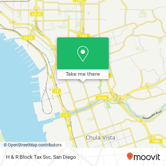 Mapa de H & R Block Tax Svc