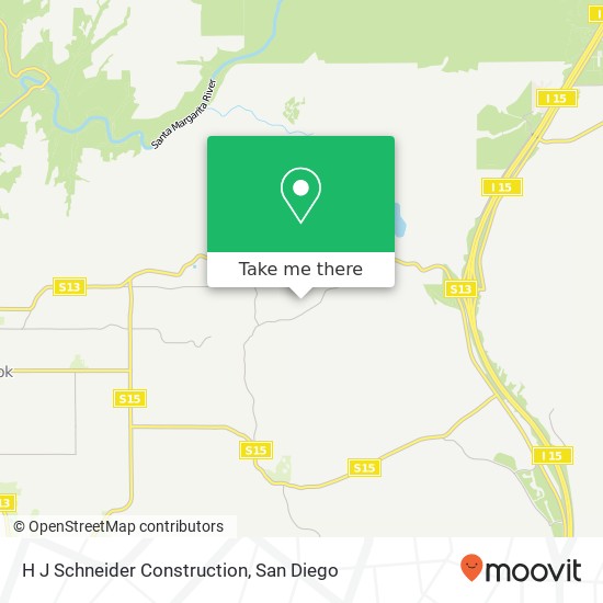 H J Schneider Construction map