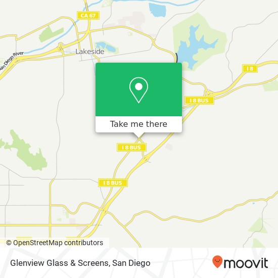 Mapa de Glenview Glass & Screens