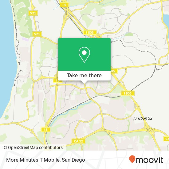 Mapa de More Minutes T-Mobile