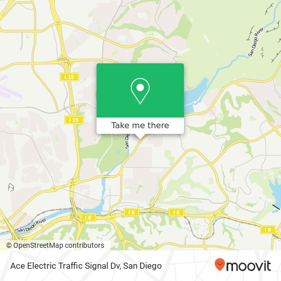 Ace Electric Traffic Signal Dv map