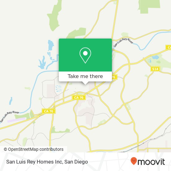 San Luis Rey Homes Inc map