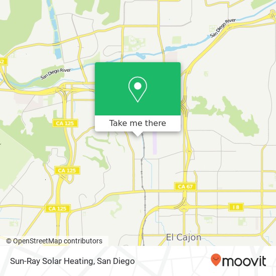 Mapa de Sun-Ray Solar Heating