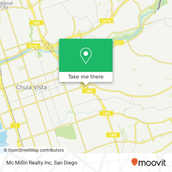 Mc Millin Realty Inc map