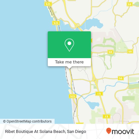 Ribet Boutique At Solana Beach map