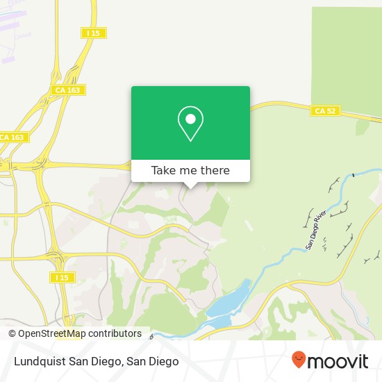 Lundquist San Diego map