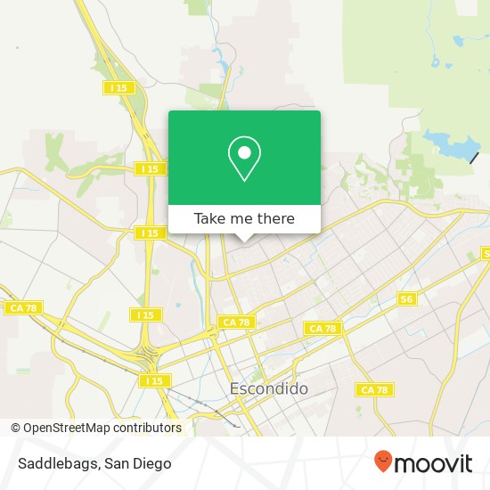 Saddlebags map