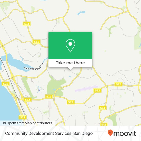 Community Development Services map