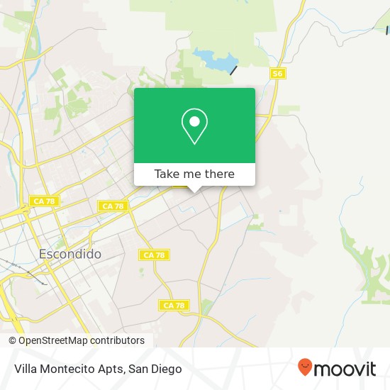 Mapa de Villa Montecito Apts