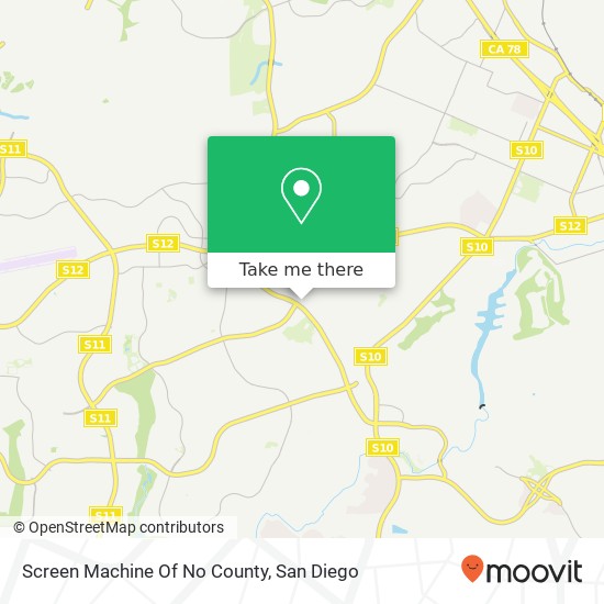 Screen Machine Of No County map