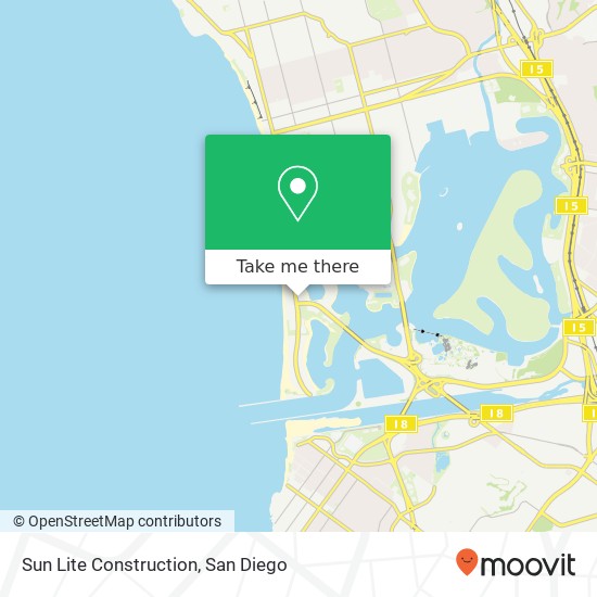 Sun Lite Construction map