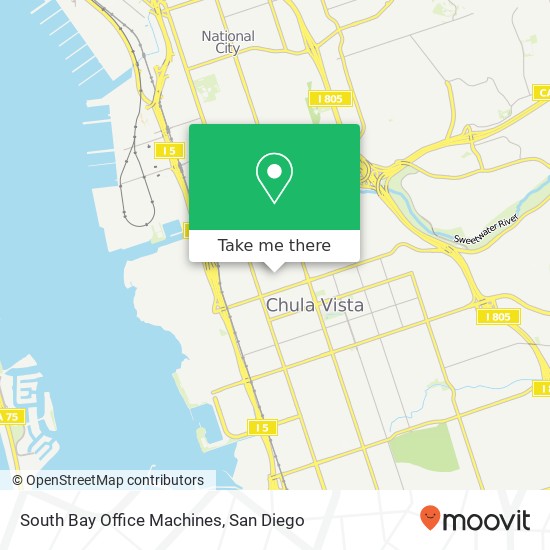 South Bay Office Machines map