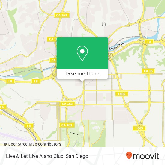 Mapa de Live & Let Live Alano Club