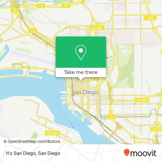 It's San Diego map