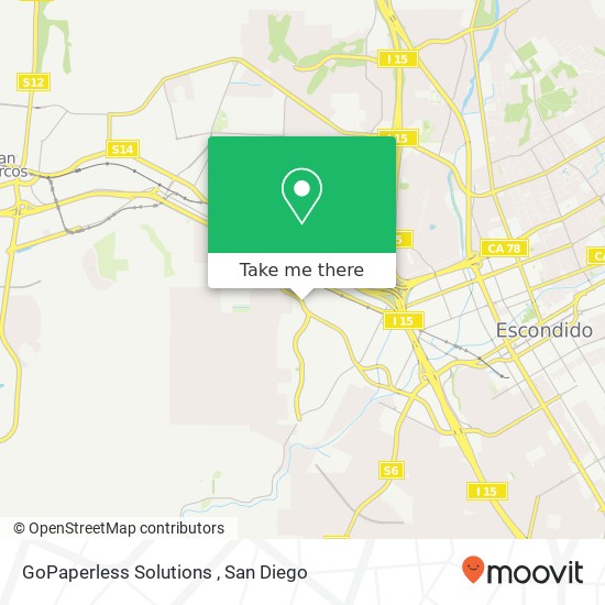 Mapa de GoPaperless Solutions