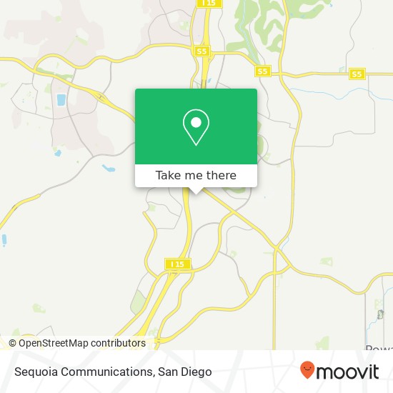 Mapa de Sequoia Communications