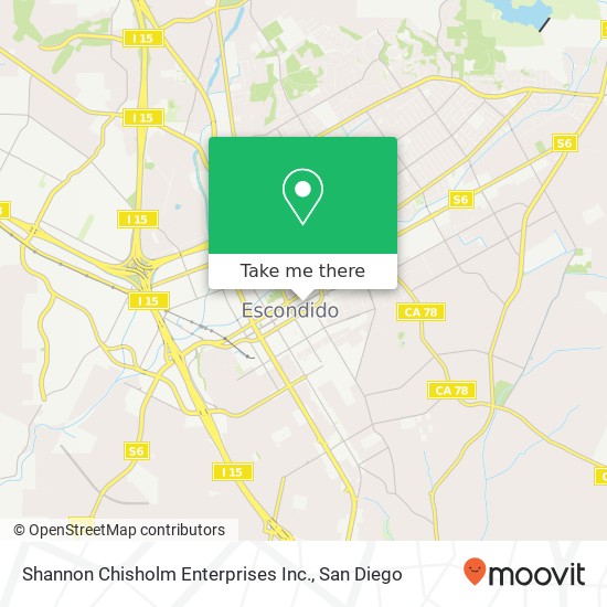 Shannon Chisholm Enterprises Inc. map