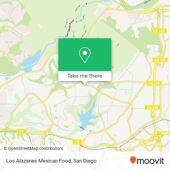 Los Alazanes Mexican Food map