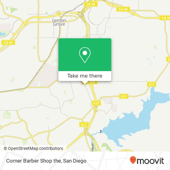 Mapa de Corner Barber Shop the