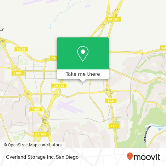 Mapa de Overland Storage Inc