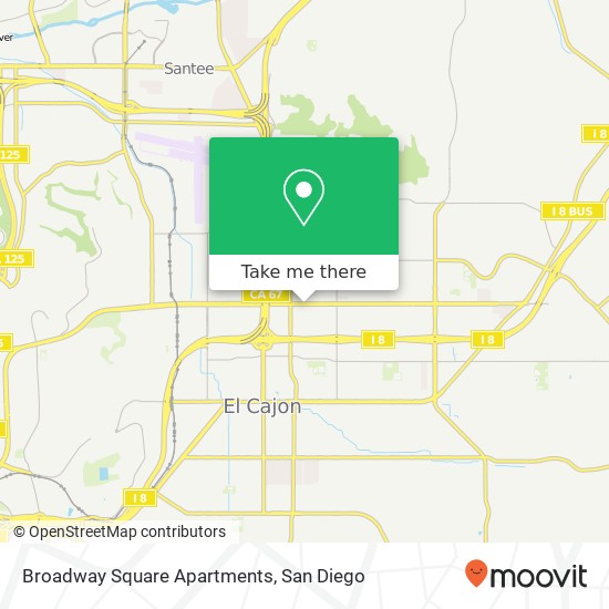 Mapa de Broadway Square Apartments