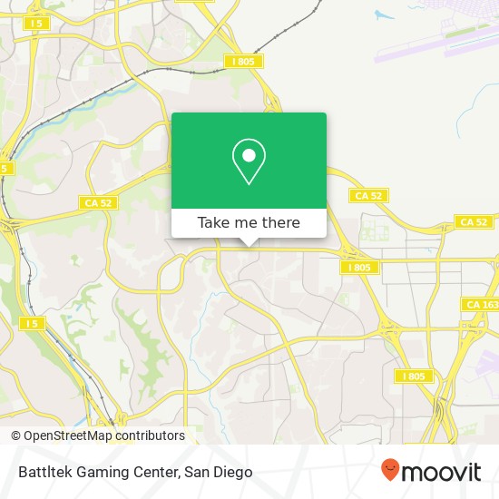 Battltek Gaming Center map