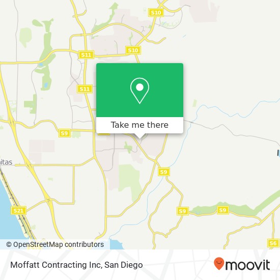 Mapa de Moffatt Contracting Inc