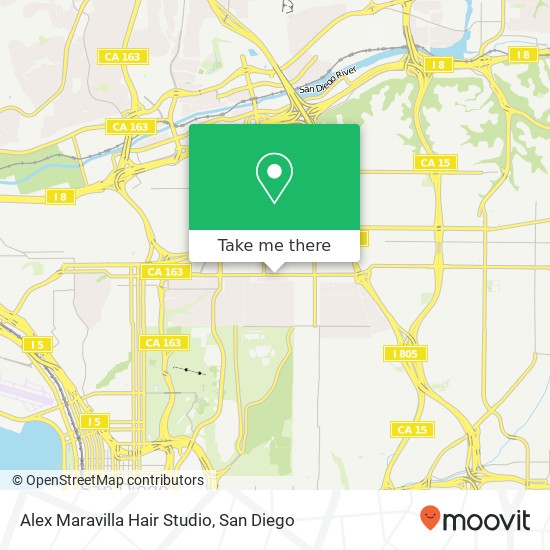 Mapa de Alex Maravilla Hair Studio